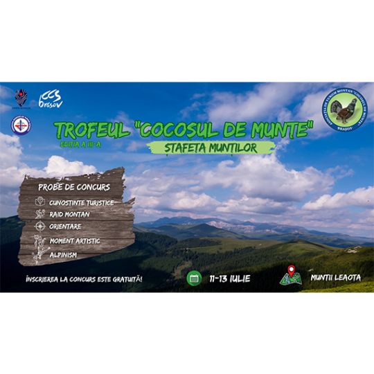 Trofeul Cocosul de Munte - in perioada 11-13 iulie - Muntii Leaota