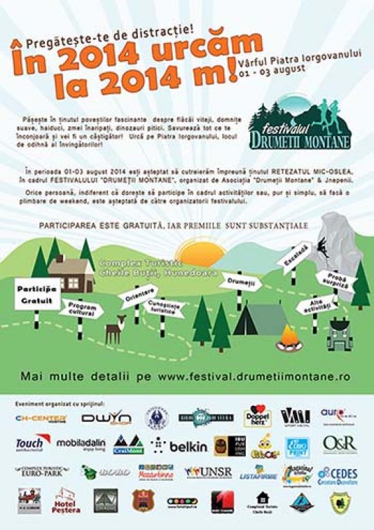 Invitatie de participare la Festivalul Drumetii Montane 2014